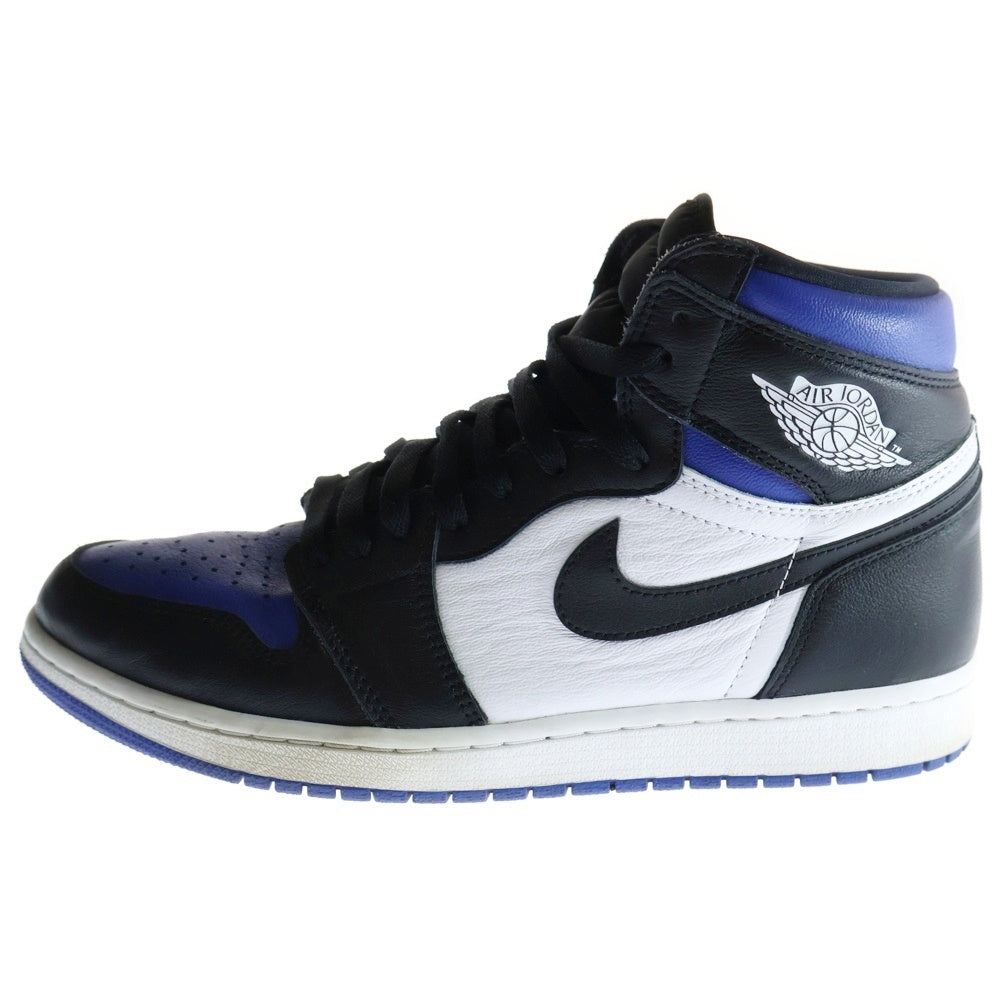 NIKE(ナイキ) AIR JORDAN1 RETRO HIGH OG ROYAL TOE エアジョーダン1 ロイヤルトゥ ハイカットスニーカー ブルー/ブラック US10/28.5cm 555088-041