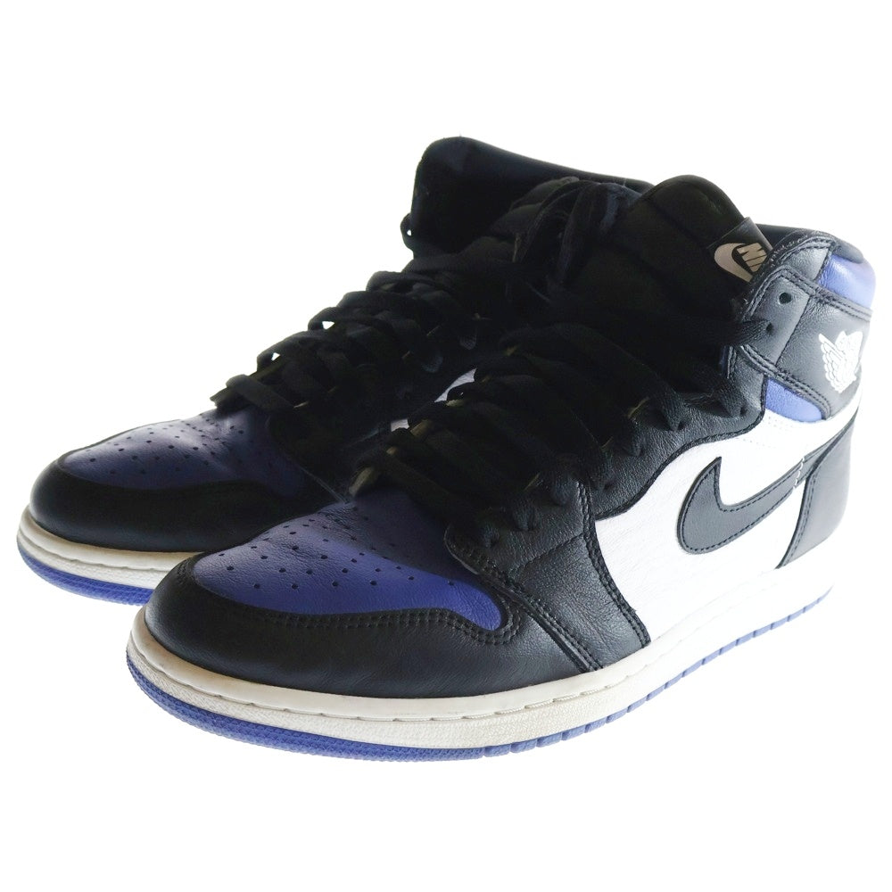 NIKE(ナイキ) AIR JORDAN1 RETRO HIGH OG ROYAL TOE エアジョーダン1 ロイヤルトゥ ハイカットスニーカー ブルー/ブラック US10/28.5cm 555088-041