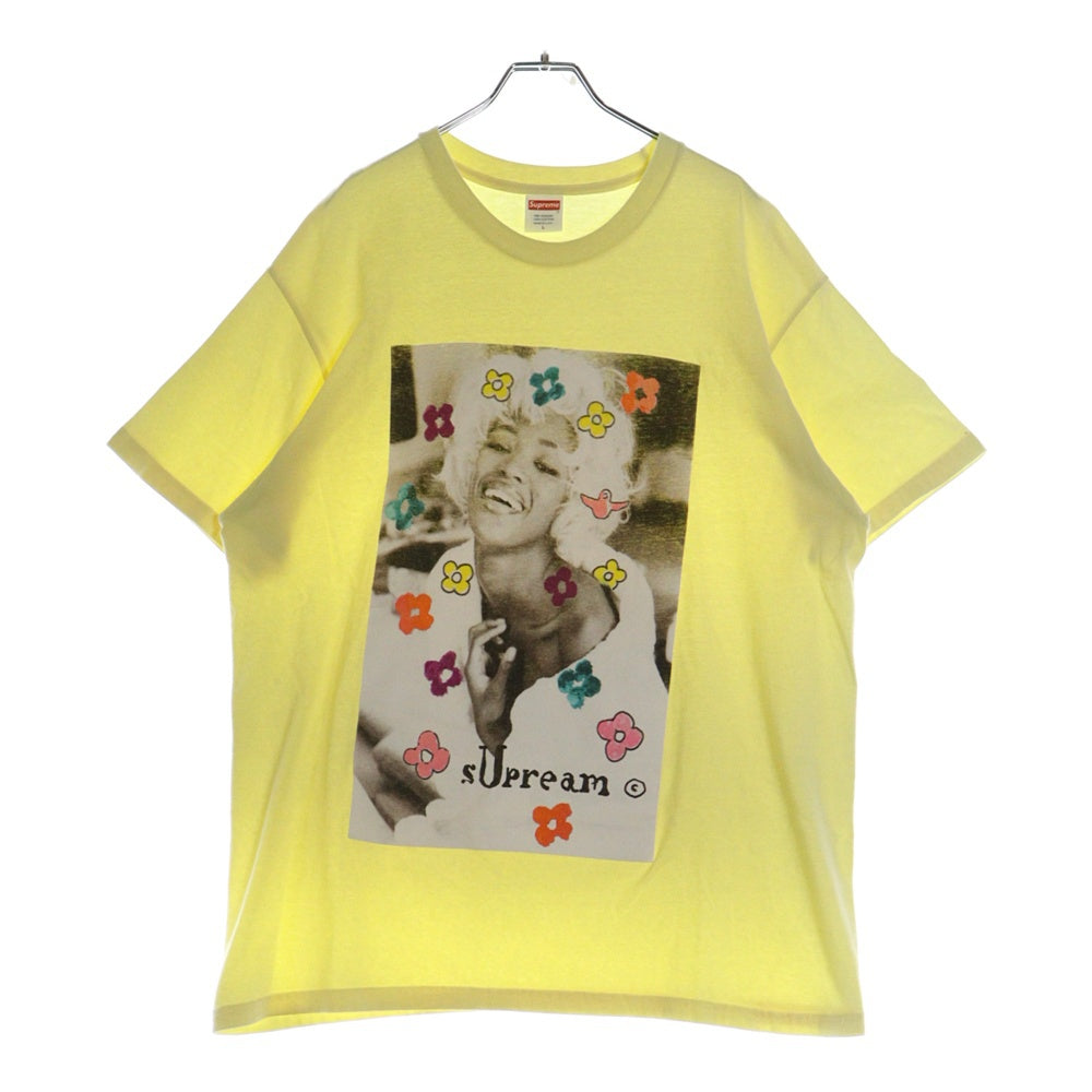 SUPREME(シュプリーム) 20SS Naomi Tee ナオミ フォトプリント クルーネック カットソー 半袖Tシャツ イエロー