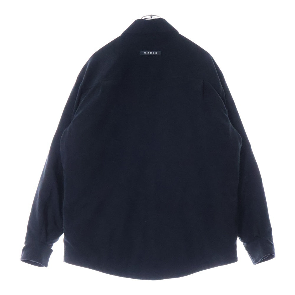 FEAR OF GOD(フィアオブゴッド) 19AW SIXTH COLLECTION ULTRA SUEDE SHIRT JACKET ウルトラスエードシャツジャケット ブラック FG-30-011