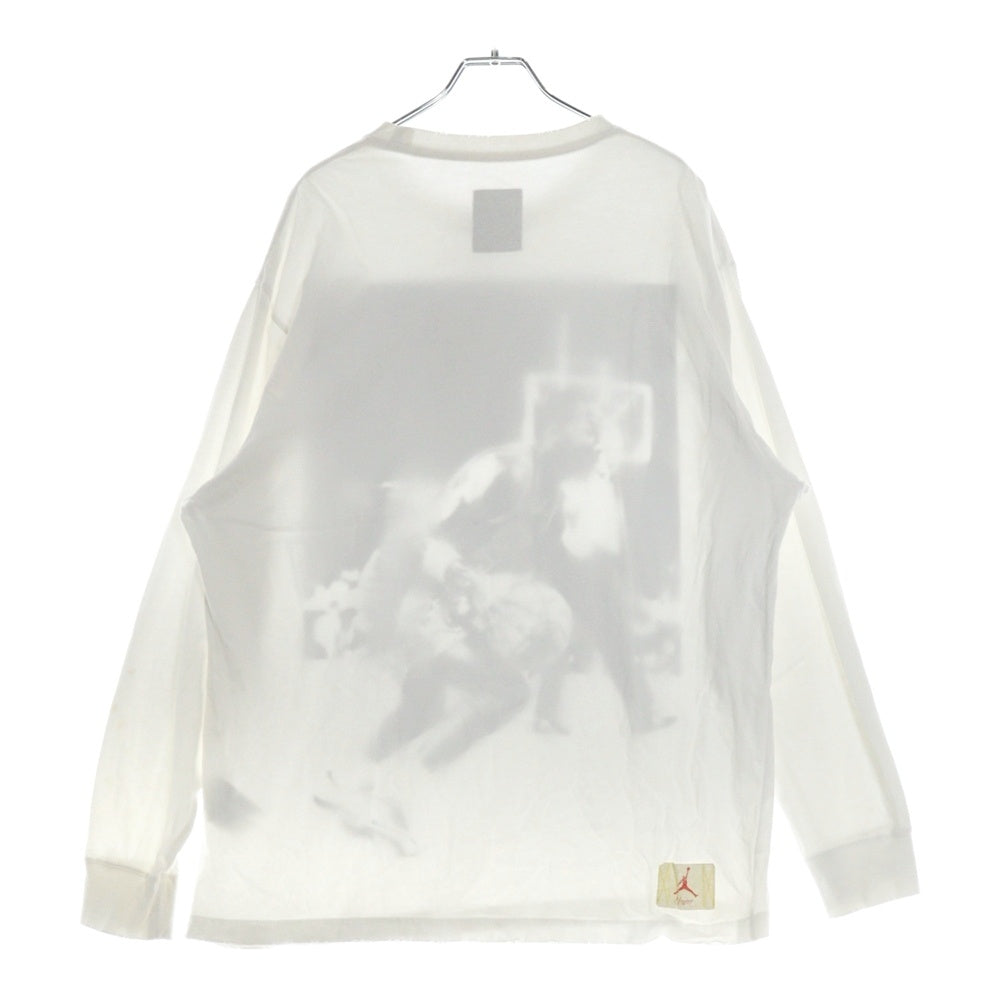 NIKE(ナイキ) JORDAN BRAND ×UNION M J L/S T-SHIRT ジョーダン ブランド ユニオン ロングスリーブ クルーネック長袖Tシャツ カットソー ホワイト/ブラック DM2842-133
