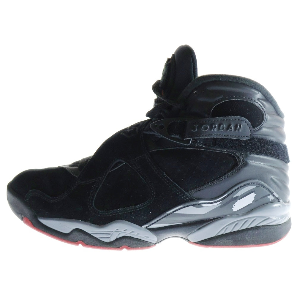 NIKE(ナイキ) AIR JORDAN 8 RETRO BLACK CEMENT エア ジョーダン 8 レトロ ブラック セメント ハイカットスニーカー ブラック US9/27cm 305381-022