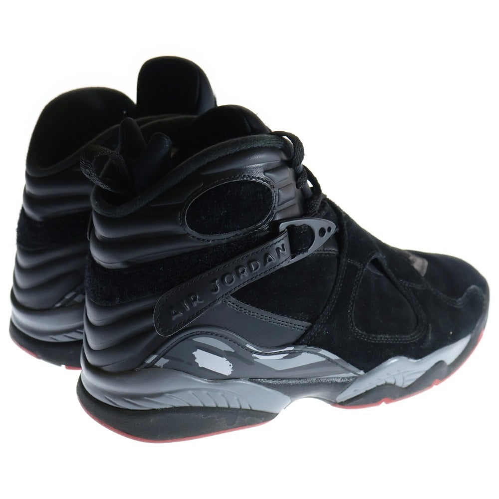 NIKE(ナイキ) AIR JORDAN 8 RETRO BLACK CEMENT エア ジョーダン 8 レトロ ブラック セメント ハイカットスニーカー ブラック US9/27cm 305381-022