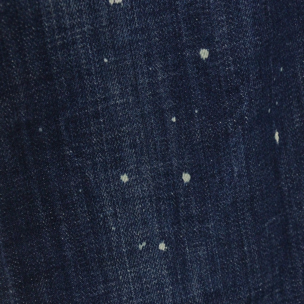 DSQUARED2(ディースクエアード) 20AW Twin Pack Straight Leg Sharpei Jean ツインパック レイヤード クラッシュ加工 デニムパンツ インディゴ S71LB0812
