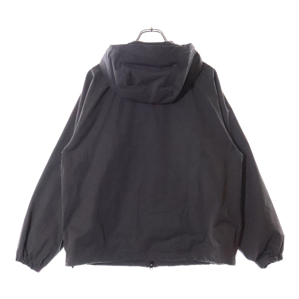 ENNOY(エンノイ) 24AW CPN HOODIE ロゴ刺繍 フーデッドナイロンジャケット ブラウン AW24BRENJK04LP