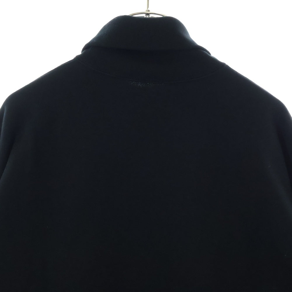 ENNOY(エンノイ) 24AW ELECTRIC LOGO TURTLENECK SWEAT エレクトリックロゴ刺繍 タートルネックスウェット ブラック AW24BRENCT05NTL