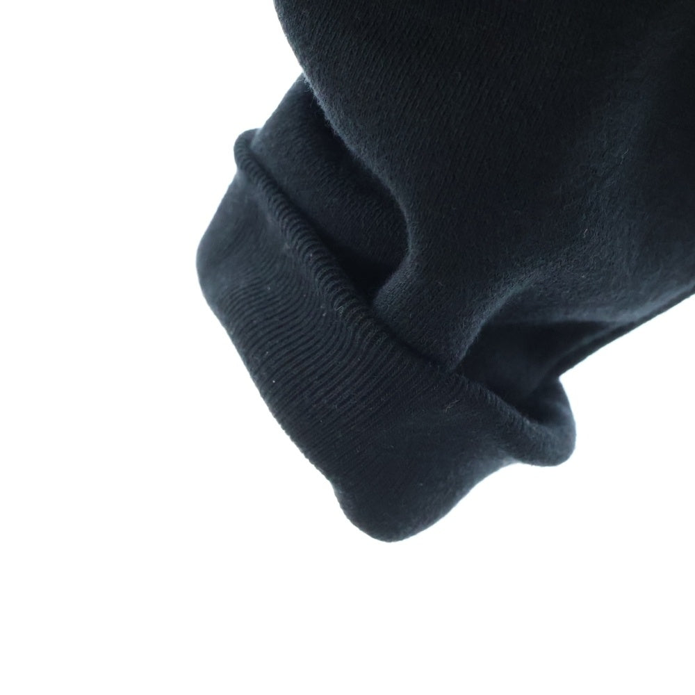 ENNOY(エンノイ) 24AW ELECTRIC LOGO TURTLENECK SWEAT エレクトリックロゴ刺繍 タートルネックスウェット ブラック AW24BRENCT05NTL