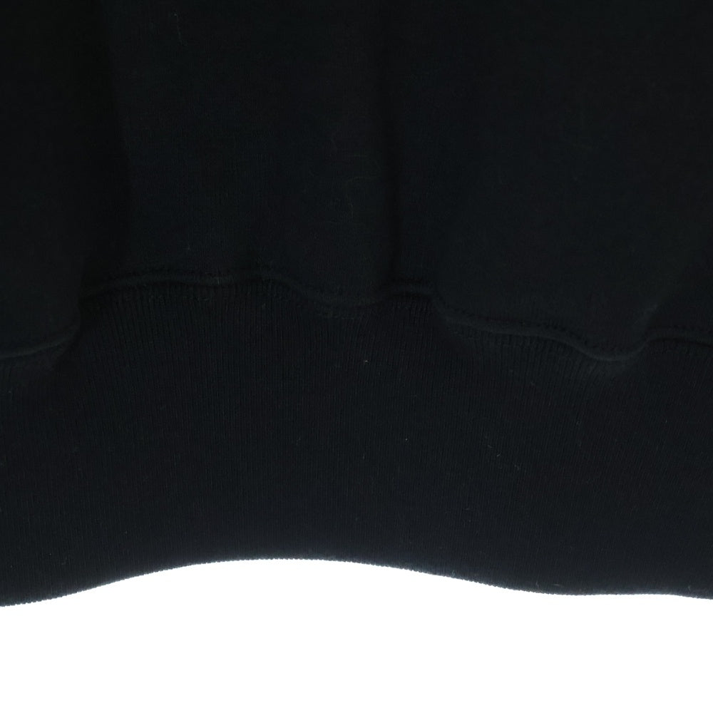 ENNOY(エンノイ) 24AW ELECTRIC LOGO TURTLENECK SWEAT エレクトリックロゴ刺繍 タートルネックスウェット ブラック AW24BRENCT05NTL
