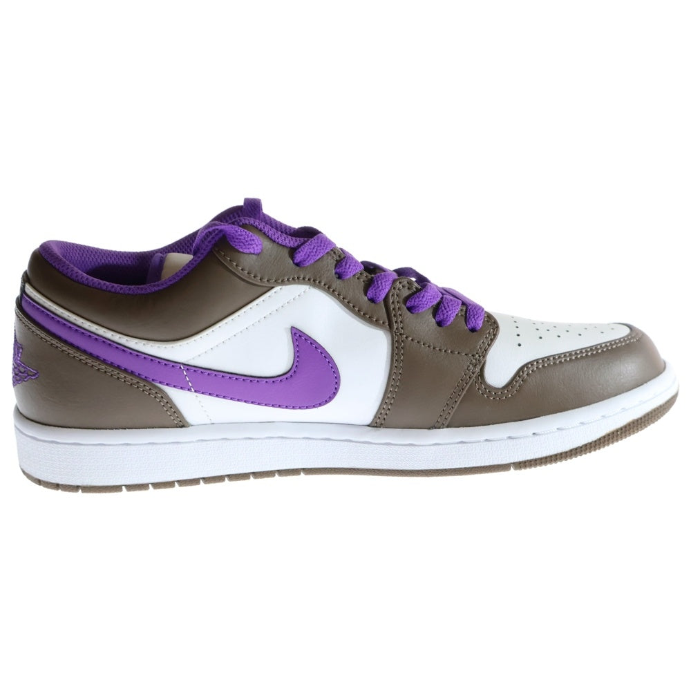 NIKE(ナイキ) AIR JORDAN 1 LOW PALOMINO エアジョーダン パロミノ ローカットスニーカー ブラウン/パープル/ホワイト US10/28cm 553558-215