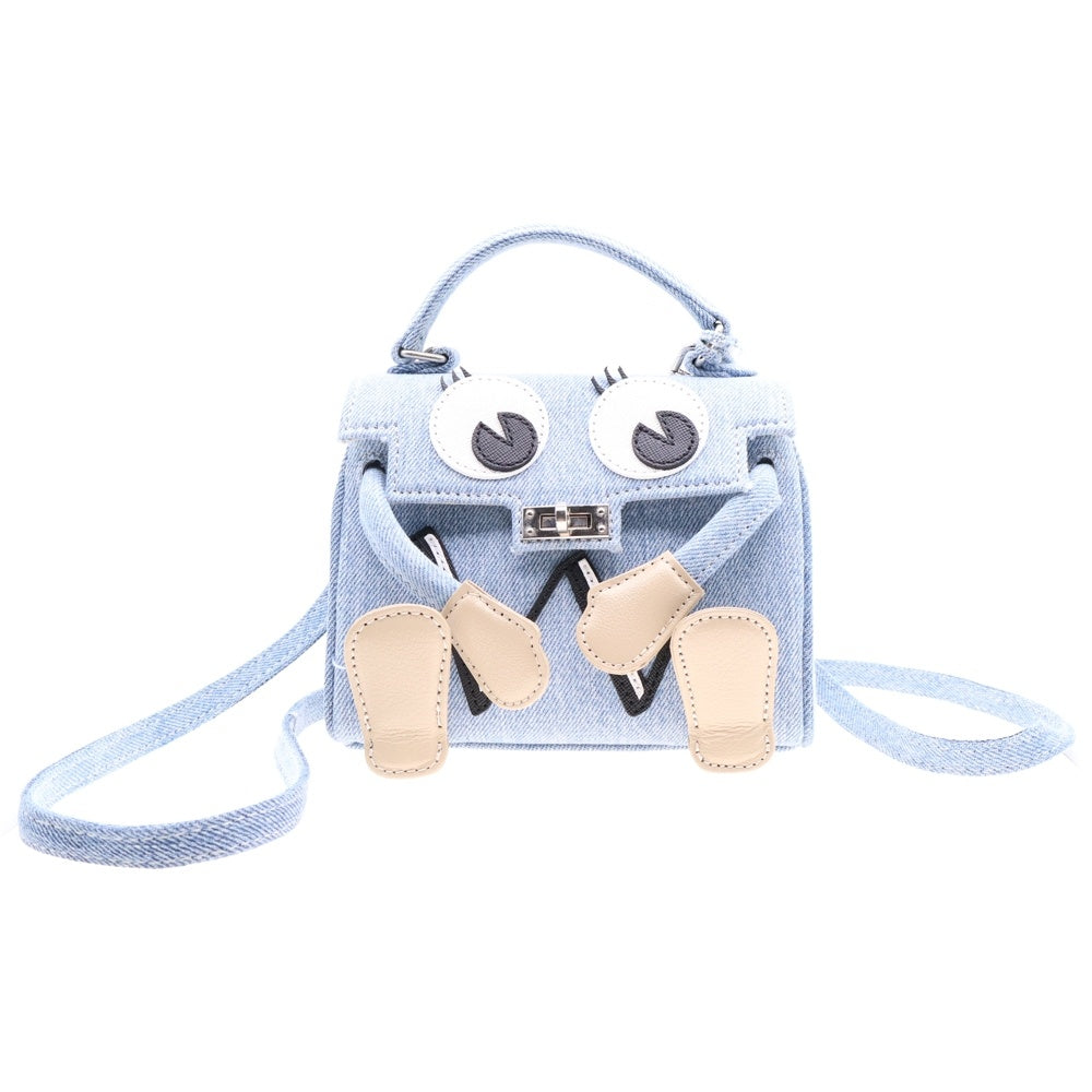 READY MADE(レディメイド) ×DR.WOO MONSTER BAG ドクターウー モンスター ショルダーバッグ ライトブルー レディース