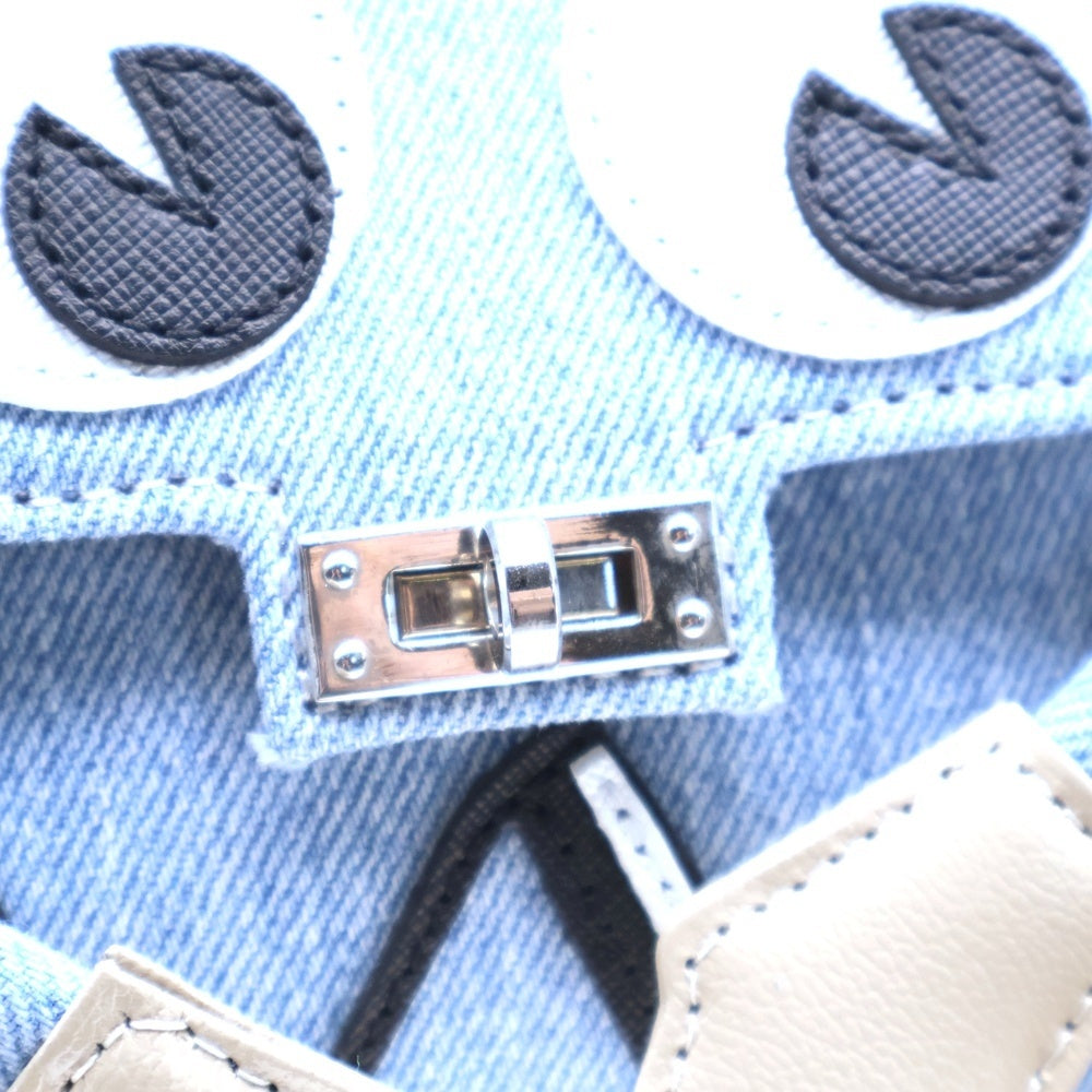 READY MADE(レディメイド) ×DR.WOO MONSTER BAG ドクターウー モンスター ショルダーバッグ ライトブルー レディース