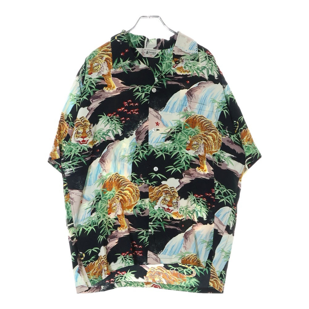 SUN SURF(サンサーフ) SPECIAL EDITION SASA TORA スペシャルエディション 笹虎 グラフィックプリント 半袖アロハシャツ マルチカラー SS39478