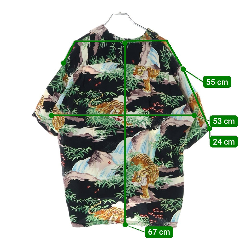 SUN SURF(サンサーフ) SPECIAL EDITION SASA TORA スペシャルエディション 笹虎 グラフィックプリント 半袖アロハシャツ マルチカラー SS39478