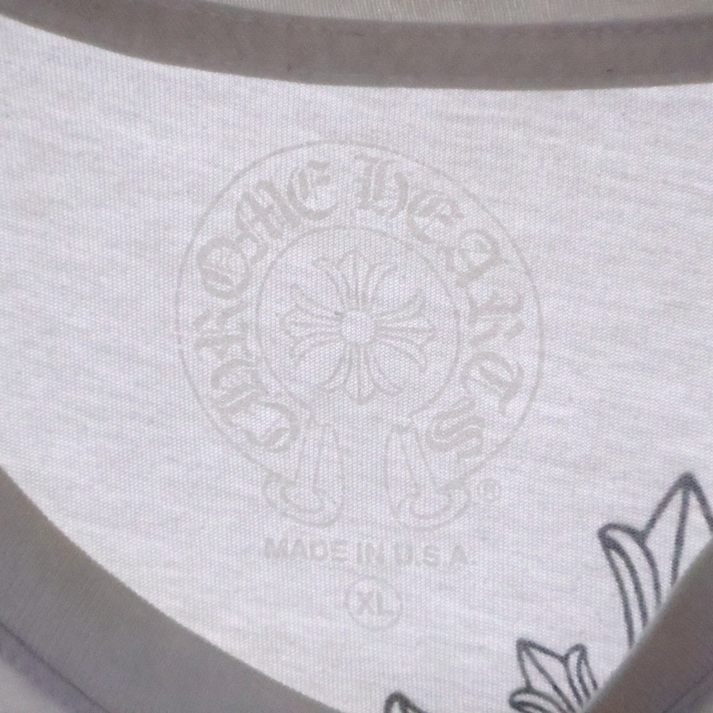CHROME HEARTS(クロムハーツ) CH T-SHRT LTD ラスベガス 限定 プリントTシャツ 半袖カットソー ホワイト