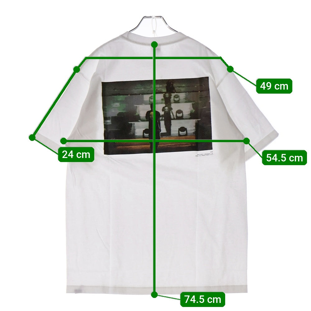 NO BRAND(ノーブランド) POP YOURS JJJ Live Photo Tee ポップユアーズ ジェイジェイジェイ ライブフォトTシャツ ホワイト