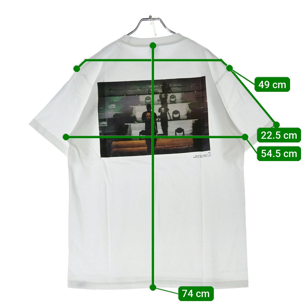 NO BRAND(ノーブランド) POP YOURS JJJ Live Photo Tee ポップユアーズ ジェイジェイジェイ ライブフォトTシャツ ホワイト
