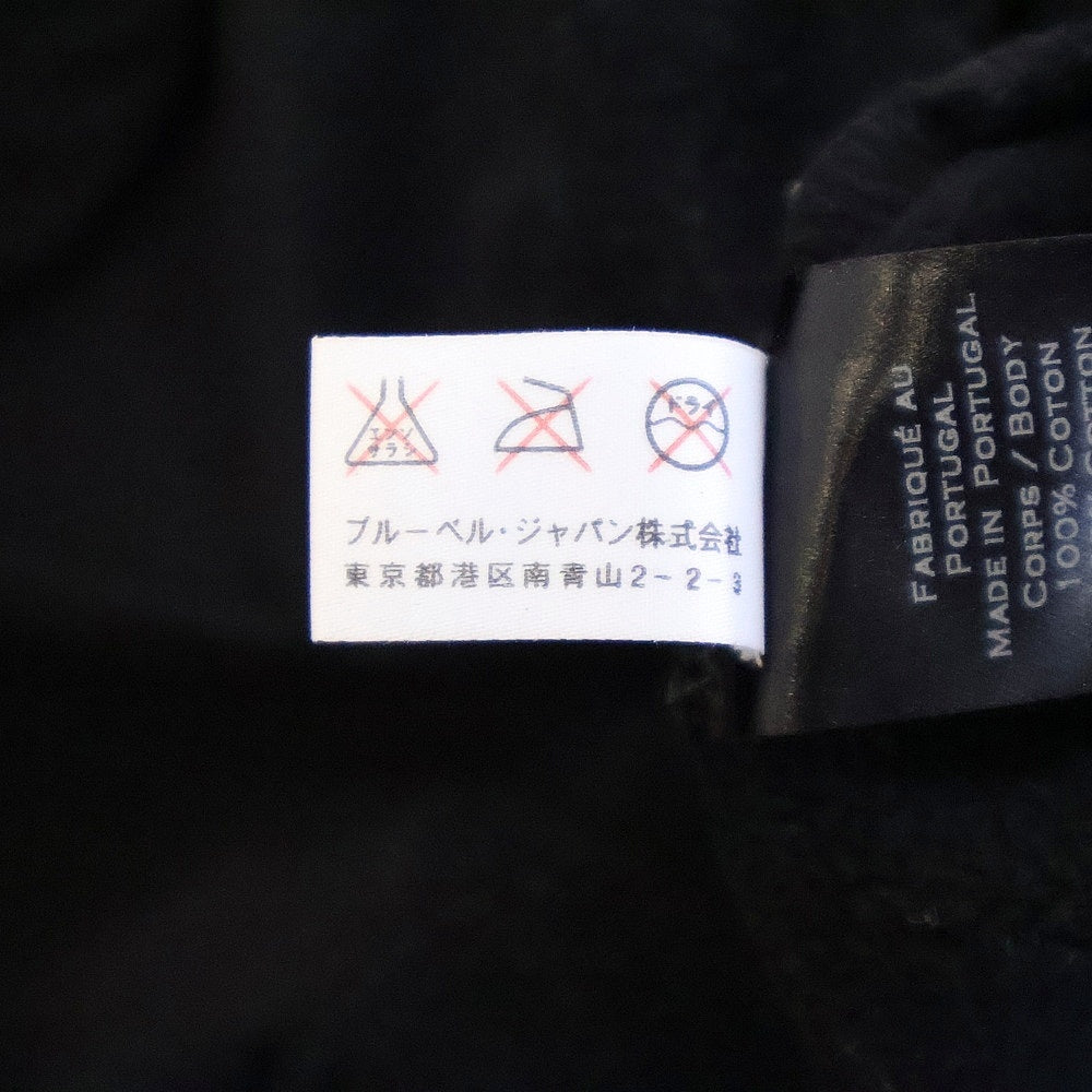 BALMAIN(バルマン) ポルトガル製 コットン スウェット バイカーパンツ ブラック W6HJ583B928