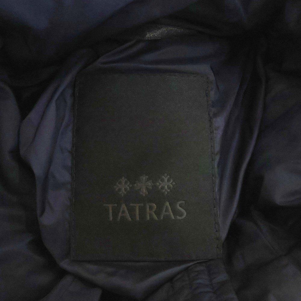TATRAS(タトラス) 20AW BOESIO ボエシオ フーデッド ジップアップダウンジャケット ネイビー MTA20A4566