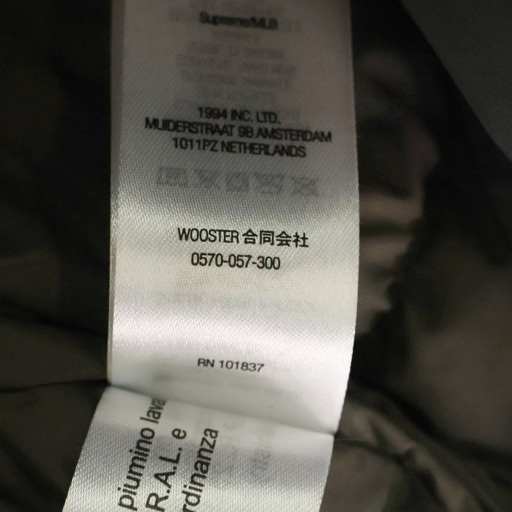 SUPREME(シュプリーム) 21AW New York Yankees GORE-TEX 700-Fill Down Jacket ニューヨークヤンキース ゴアテックス フーデッドダウンジャケット ネイビー