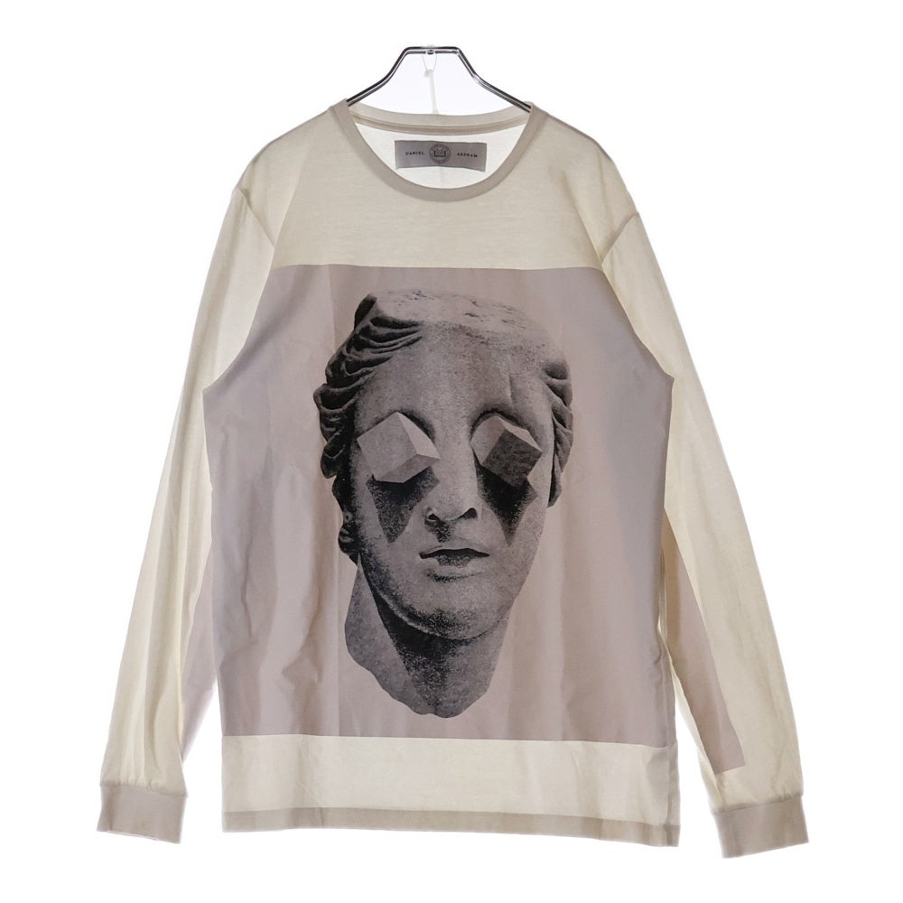 STAMPD(スタンプド) 14AW ×DANIEL ARSHAM CAPSULE T-SHIRT ダニエル アーシャム カプセル クルーネック長袖Tシャツ カットソー ホワイト