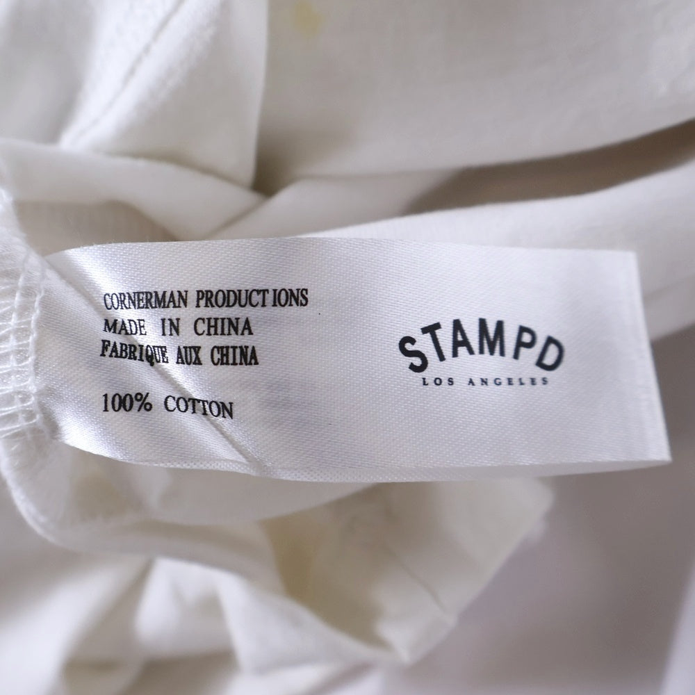 STAMPD(スタンプド) 14AW ×DANIEL ARSHAM CAPSULE T-SHIRT ダニエル アーシャム カプセル クルーネック長袖Tシャツ カットソー ホワイト