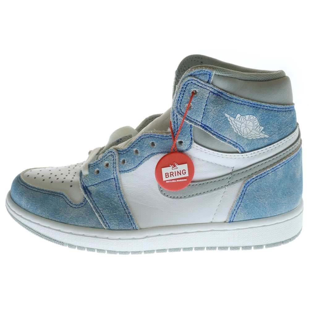 NIKE(ナイキ) AIR JORDAN 1 HIGH OG HYPER ROYAL エアジョーダン1 ハイパーロイヤル ハイカットスニーカー レディース ホワイト/ブルー US6.5/24.5cm 555088-402