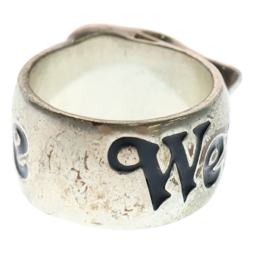 Vivienne Westwood(ヴィヴィアンウエストウッド) BELT RING ベルトモチーフ ロゴ刻印 リング 指輪 シルバー