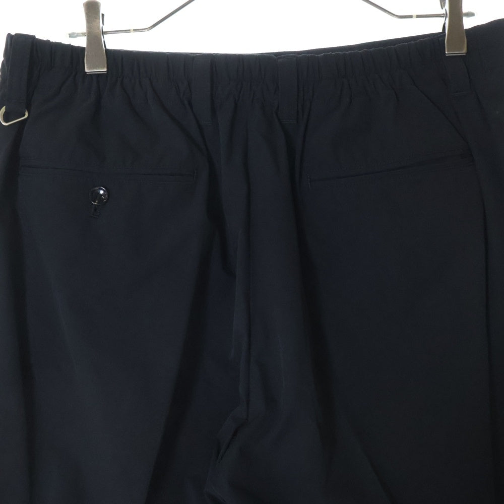 SOPHNET.(ソフネット) 23SS SUMMER STRETCH SLIM FIT SLACKS サマー ストレッチ スリム フィット スラックス ブラック SOPH-230052