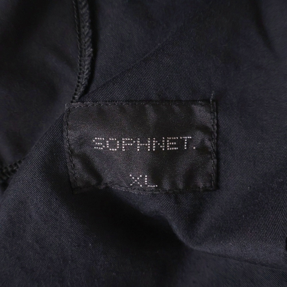 SOPHNET.(ソフネット) 23SS SUMMER STRETCH SLIM FIT SLACKS サマー ストレッチ スリム フィット スラックス ブラック SOPH-230052