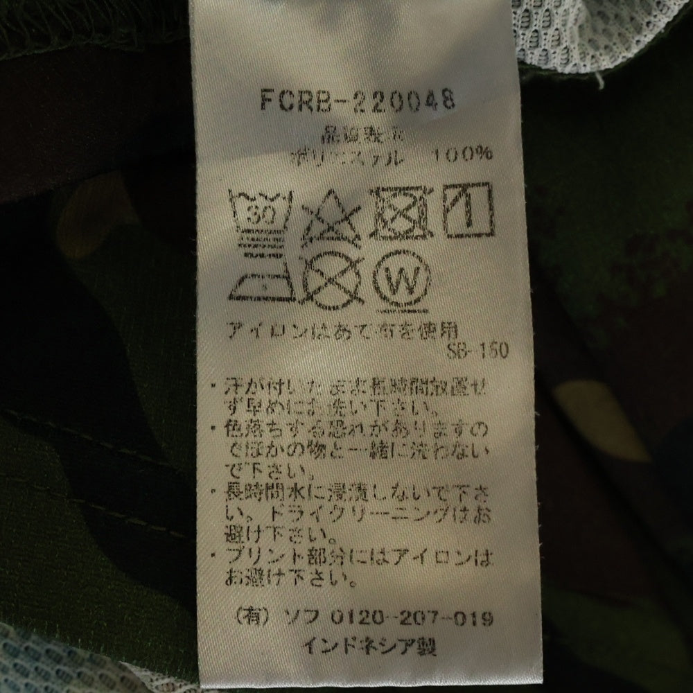 F.C.R.B./F.C.Real Bristol/FCRB(エフシーアールビー/エフシーレアルブリストル) 22SS L/S TOP TOUR TEE ロングスリーブ トップ ツアー カモ柄 クルーネック長袖Tシャツ カットソー マルチカラー FCRB-220048