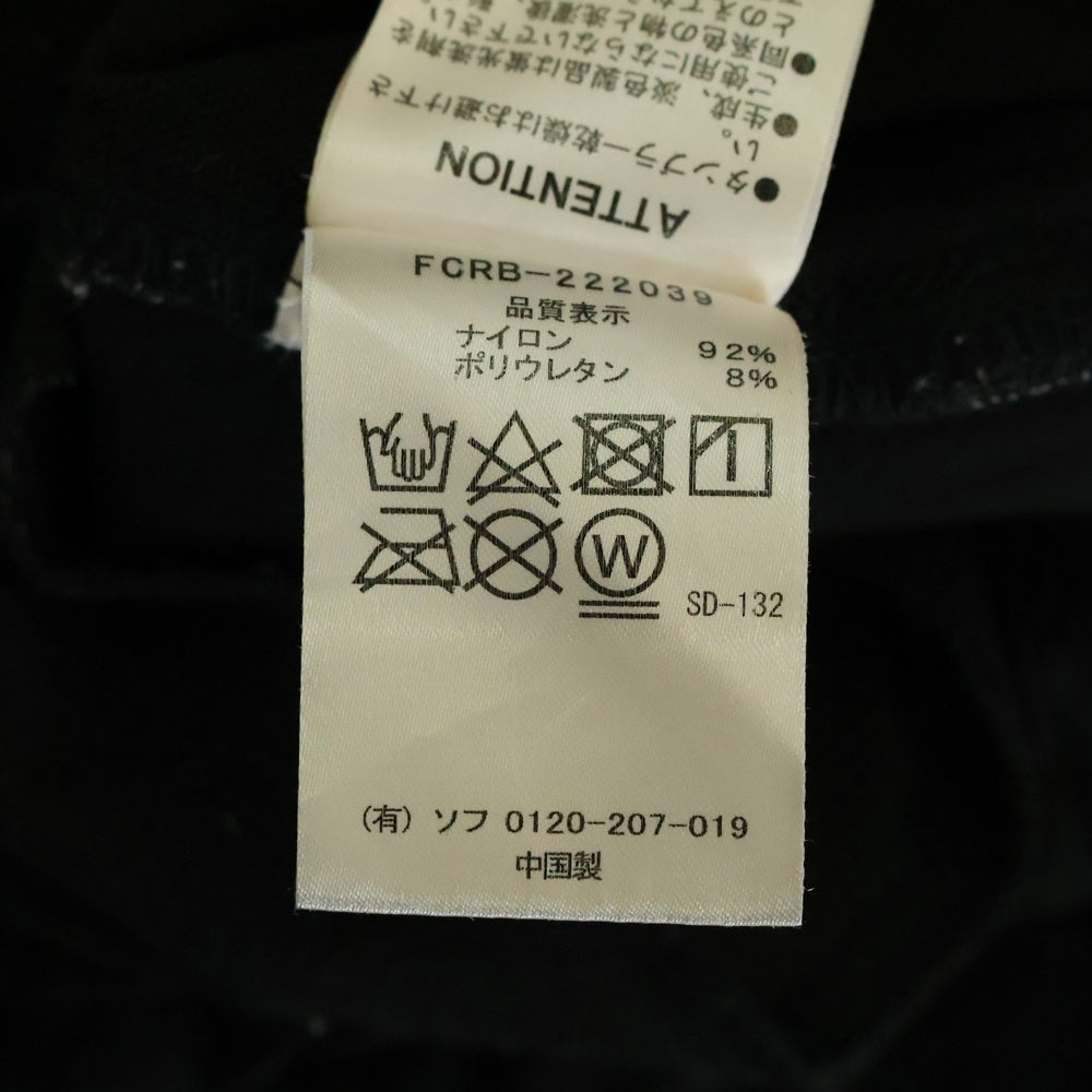 F.C.R.B./F.C.Real Bristol/FCRB(エフシーアールビー/エフシーレアルブリストル) 22AW UTILITY TEAM PANTS ユーテリティ チーム ナイロンパンツ ブラック FCRB-222039