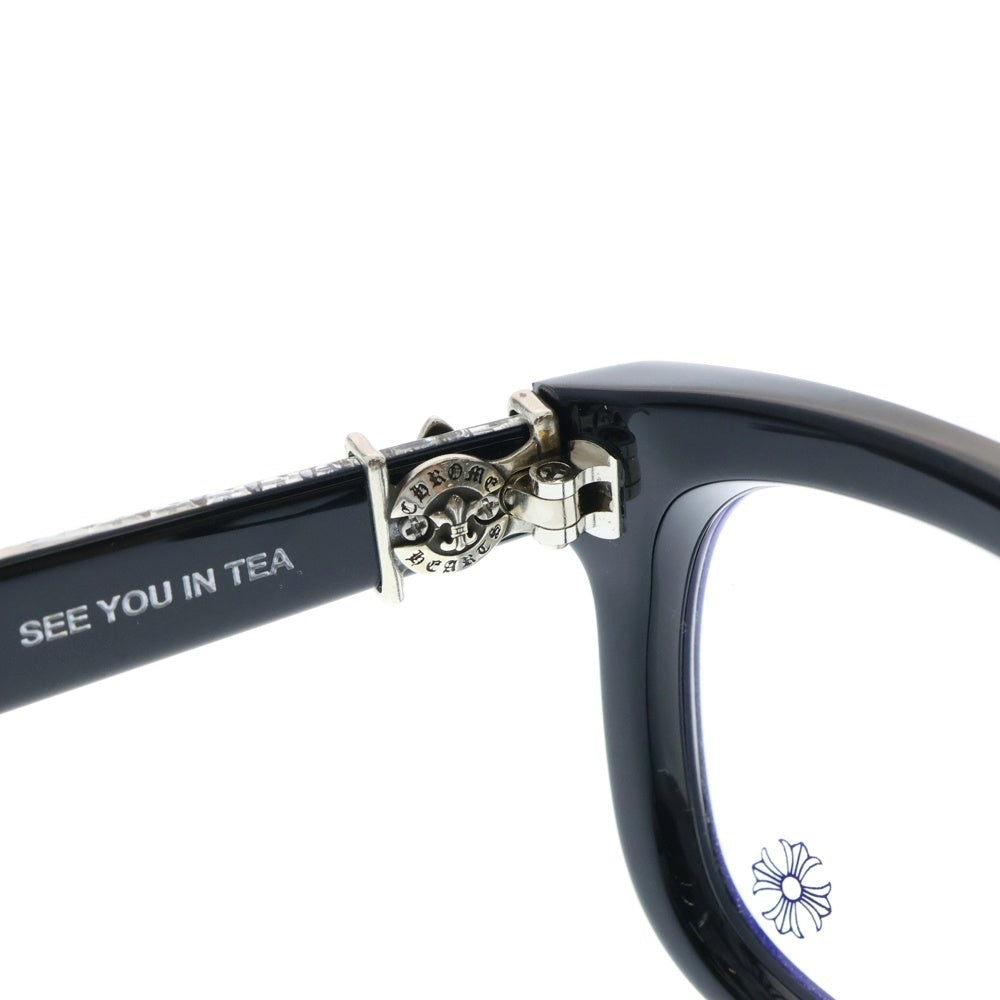 CHROME HEARTS(クロムハーツ) SEE YOU IN TEA BSフレアフレーム ウェリントン サングラス メガネ 眼鏡 ブラック/シルバー