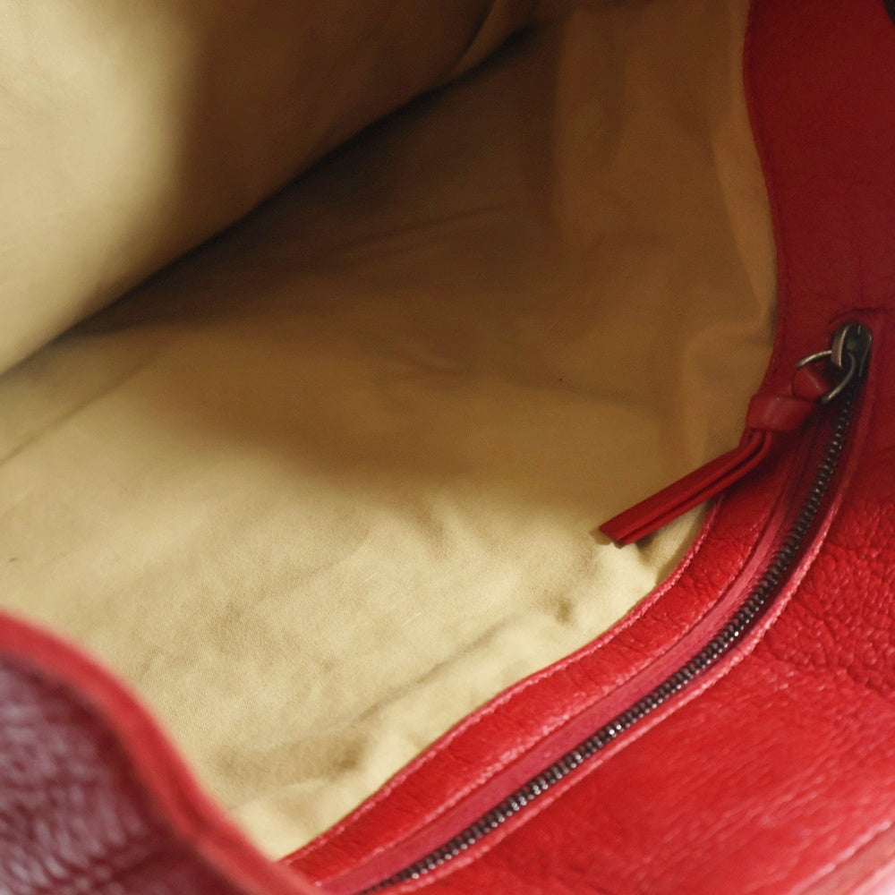BOTTEGA VENETA(ボッテガヴェネタ) レザー ハンドバッグ レディース レッド 115778