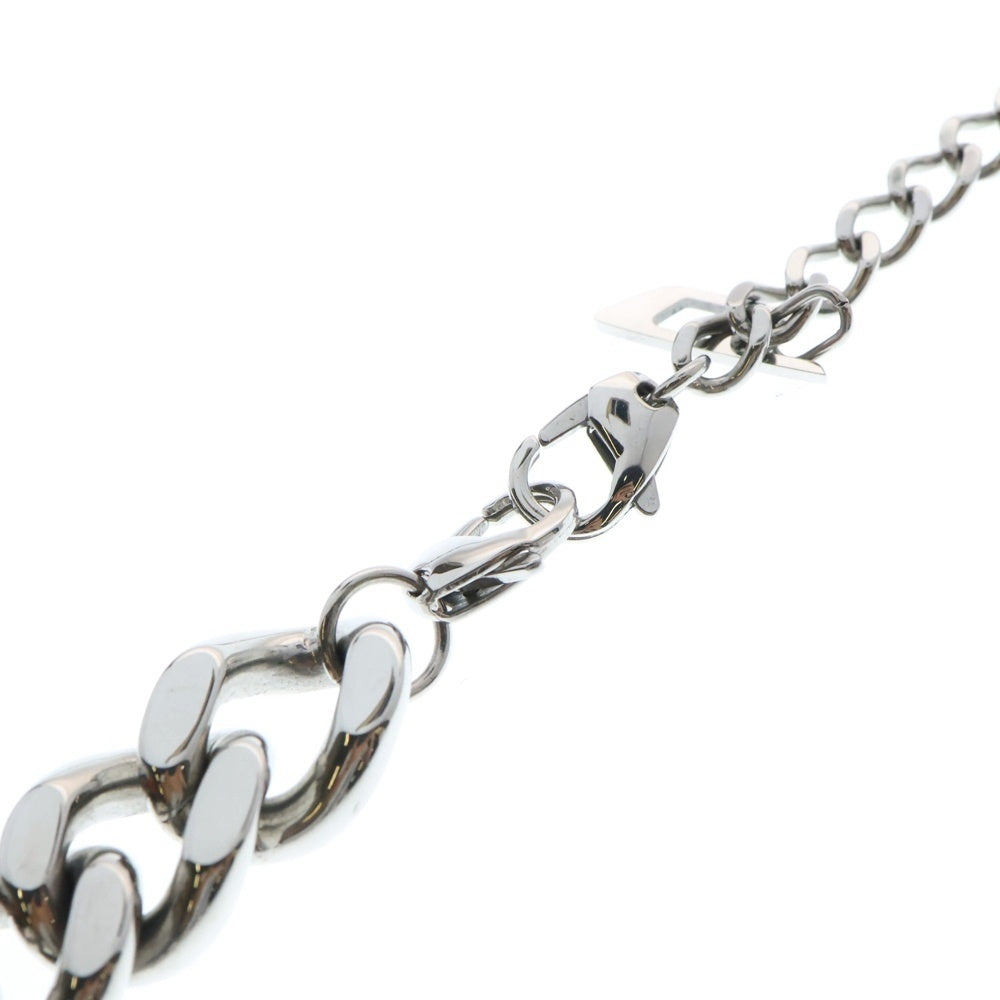 DIESEL(ディーゼル) STAINLESS STEEL CHARM CHAIN NECKLACE ステンレススチール チャームチェインネックレス シルバー DX1521
