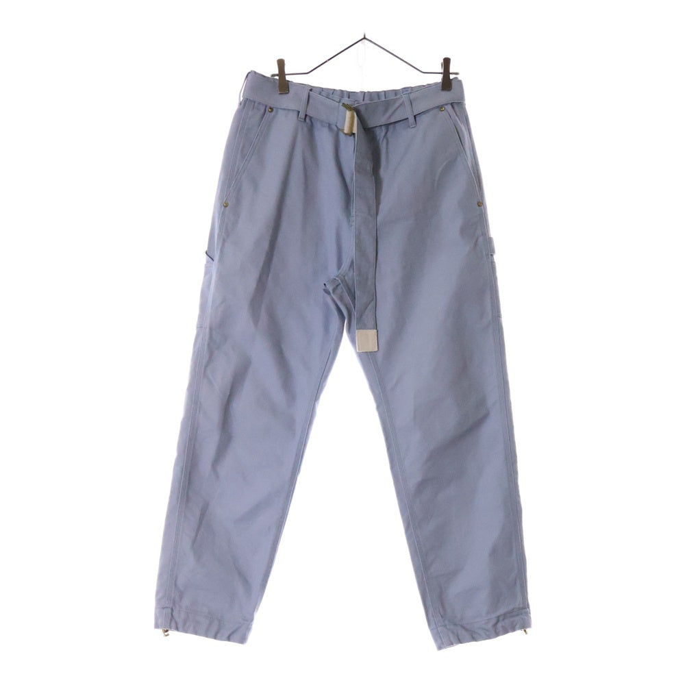 Sacai(サカイ) 23AW ×Carhartt WIP Canvas Pants カーハート キャンバスペインターパンツ ブルー 23-0555S