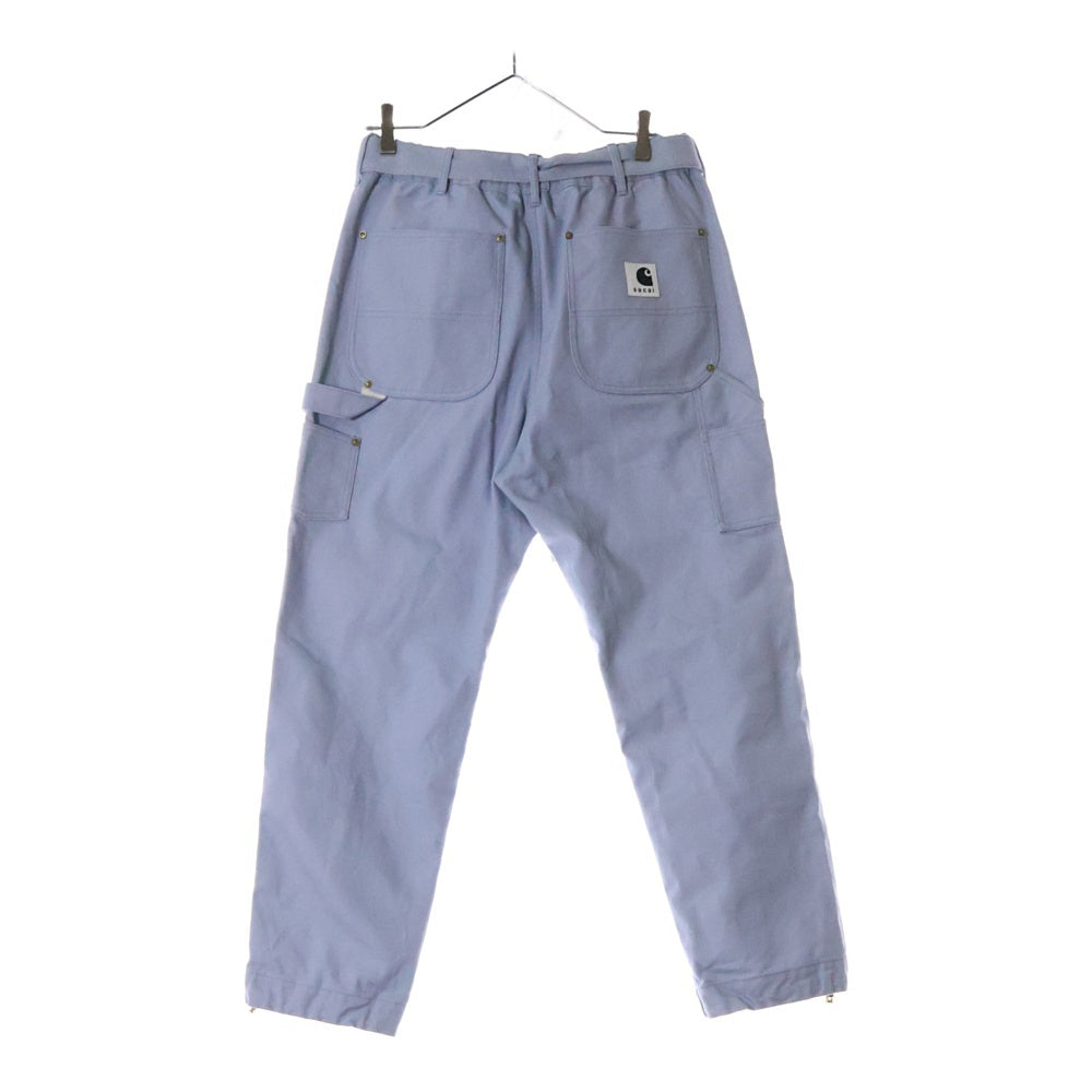 Sacai(サカイ) 23AW ×Carhartt WIP Canvas Pants カーハート キャンバスペインターパンツ ブルー 23-0555S