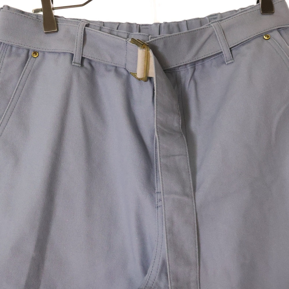 Sacai(サカイ) 23AW ×Carhartt WIP Canvas Pants カーハート キャンバスペインターパンツ ブルー 23-0555S