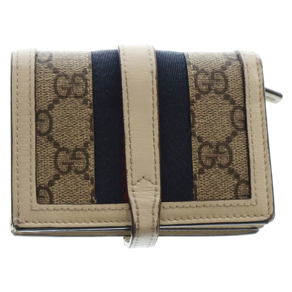 GUCCI(グッチ) ジャッキー1961 GGスプリーム 2つ折り コンパクトウォレット 財布 マルチカラー 645536