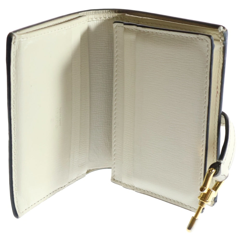 GUCCI(グッチ) ジャッキー1961 GGスプリーム 2つ折り コンパクトウォレット 財布 マルチカラー 645536