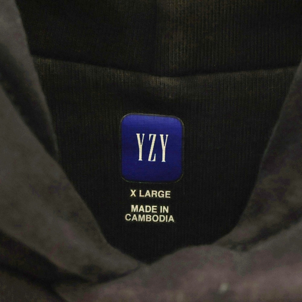 YEEZY GAP(イージーギャップ) DOVE HOODIE ドーヴ 両面プリント スウェット プルオーバーパーカー ブラウン 471280-04