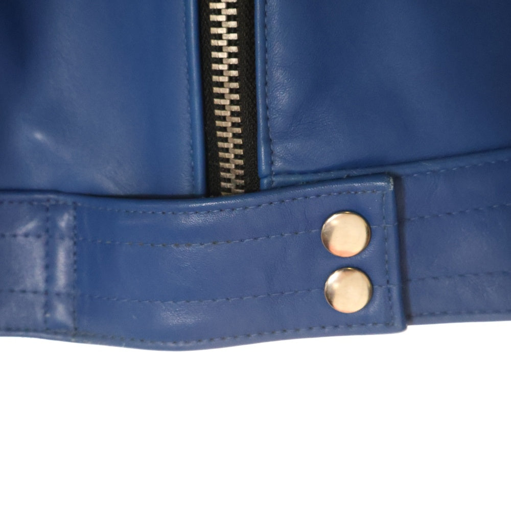 Lewis Leathers(ルイスレザー) 441T CYCLONE TIGHT FIT サイクロン タイトフィット ダブルライダース レザージャケット レディース ブルー