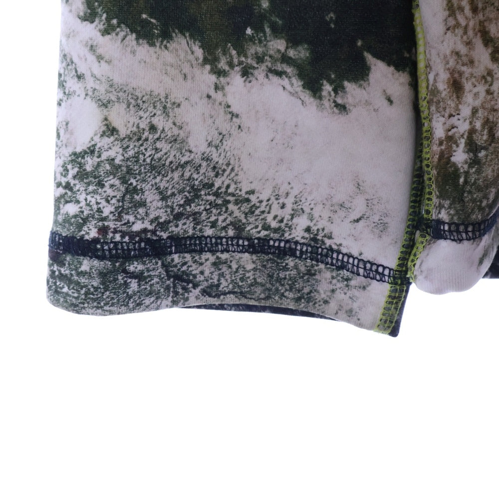 DIESEL(ディーゼル) 23AW S-PAY-HOOD‐L1 プラネットカモ 総柄プリント プルオーバーパーカー マルチカラー A11488