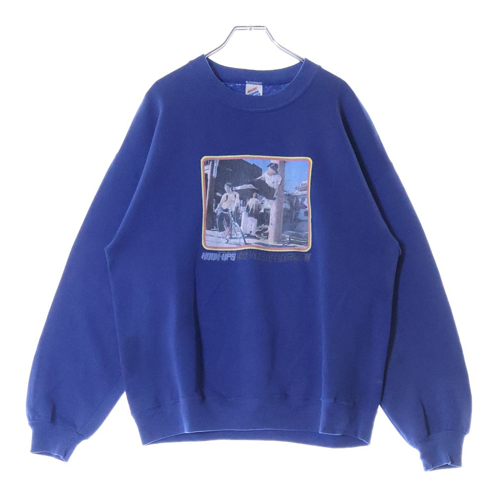 VINTAGE(ヴィンテージ) 90S VINTAGE HOOK-UPS KARATE KID SWEATSHIRT ヴィンテージ フックアップス ジェルミクライン 空手キッド プリントスウェットトレーナー ブルー