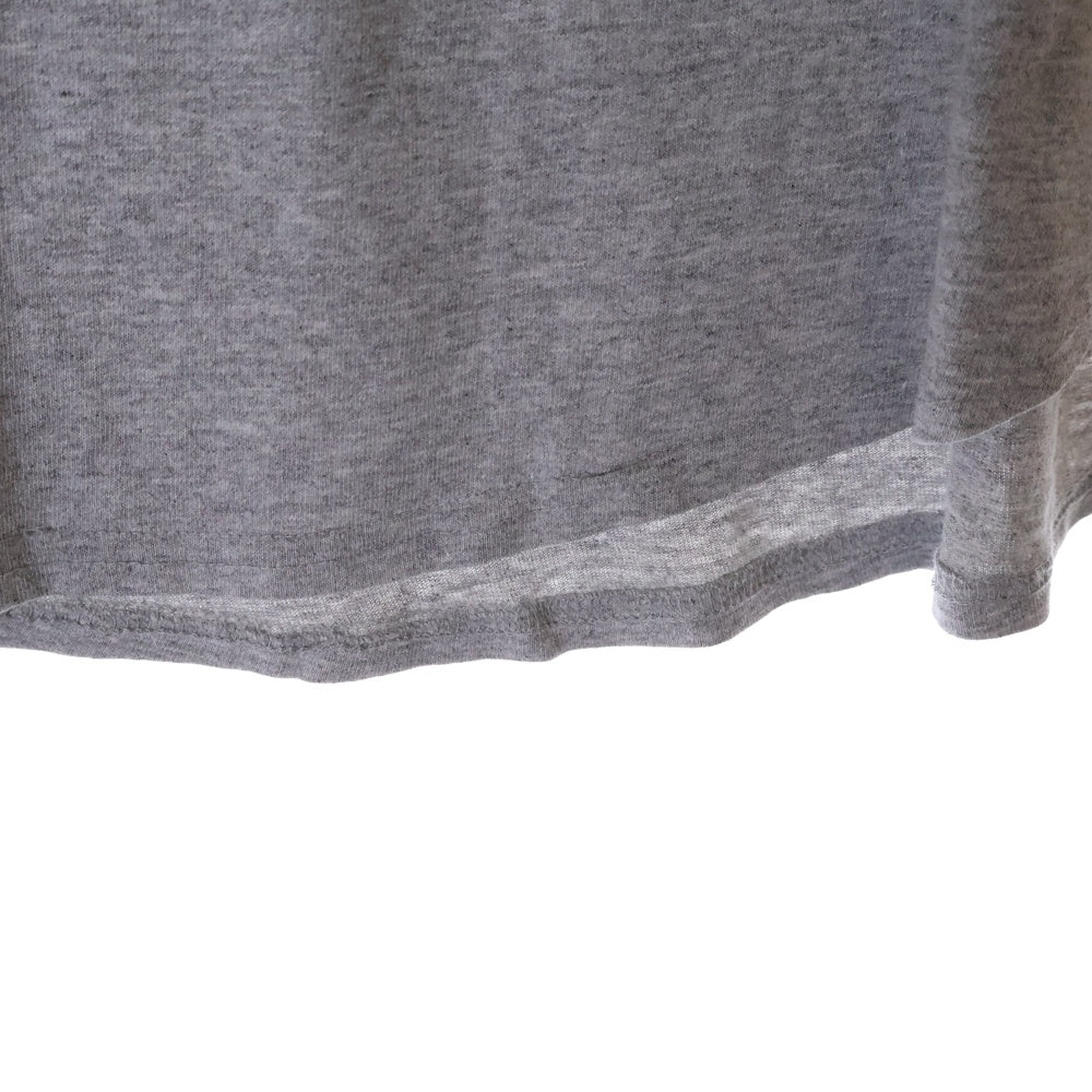 STUSSY(ステューシー) 90S VINTAGE ヴィンテージ 紺タグ 7分丈 フロントロゴ ラグラン ロングTシャツ カットソー グリーン/グレー