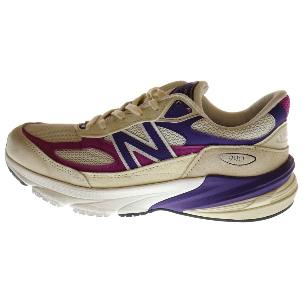 New Balance(ニューバランス) U990TD6 スウェードレザー メッシュ ローカットスニーカー ベージュ US9.5/27.5cm