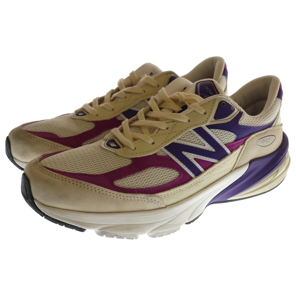 New Balance(ニューバランス) U990TD6 スウェードレザー メッシュ ローカットスニーカー ベージュ US9.5/27.5cm