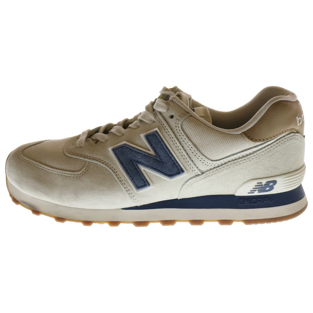 New Balance(ニューバランス) ML574LGI スウェードレザー メッシュ ローカットスニーカー グレー US10/28cm