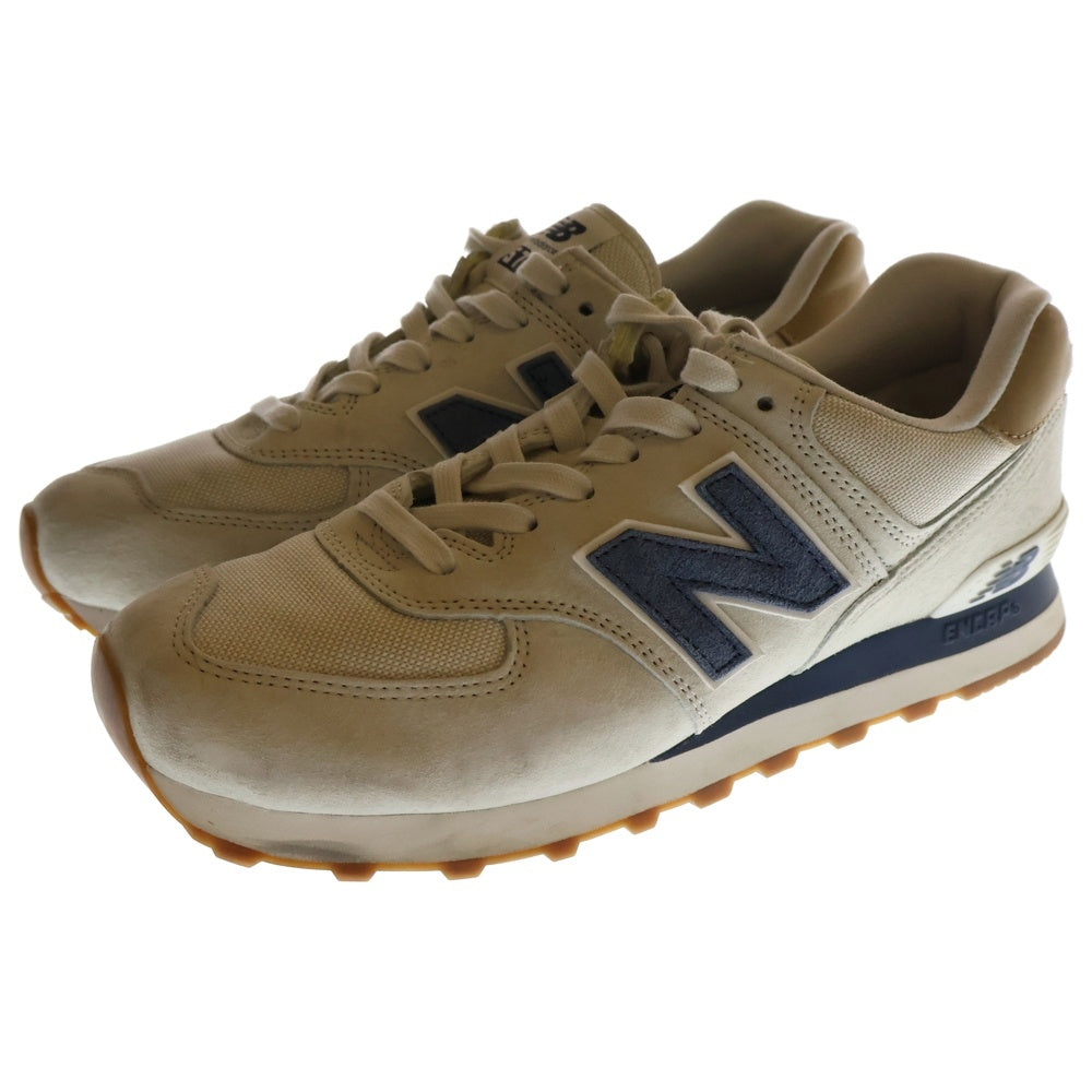 New Balance(ニューバランス) ML574LGI スウェードレザー メッシュ ローカットスニーカー グレー US10/28cm