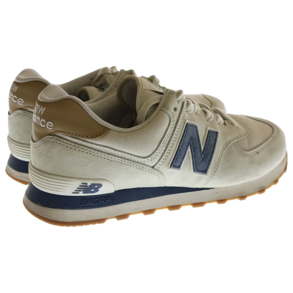 New Balance(ニューバランス) ML574LGI スウェードレザー メッシュ ローカットスニーカー グレー US10/28cm