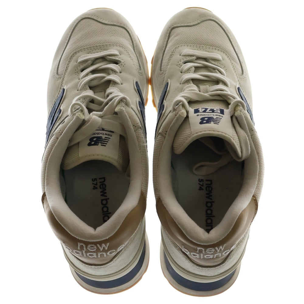 New Balance(ニューバランス) ML574LGI スウェードレザー メッシュ ローカットスニーカー グレー US10/28cm